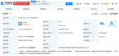 中國石油在北京成立投資公司 注冊(cè)資本58億元 家族公司注冊(cè)